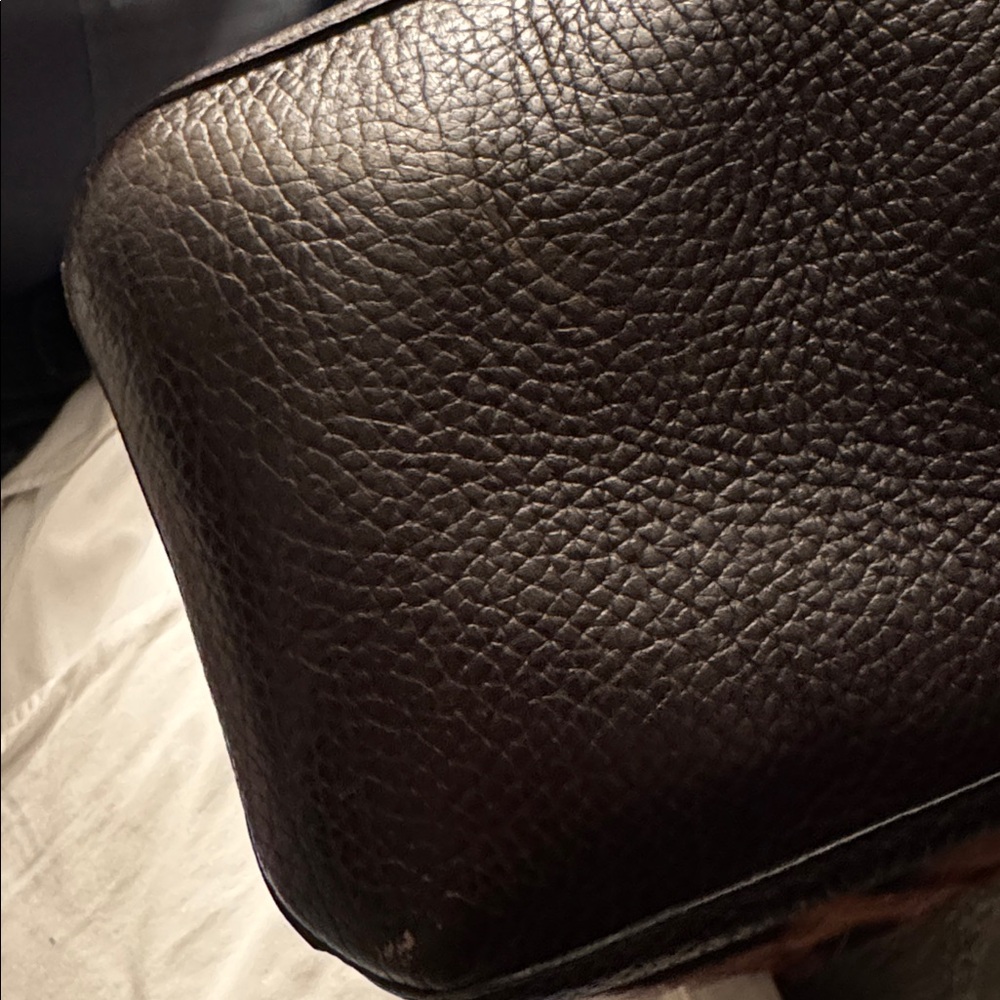 Roberto Cavalli Class Tote Satchel Brown Leopard Calf Hair Leather Bag - Picture 17 of 17